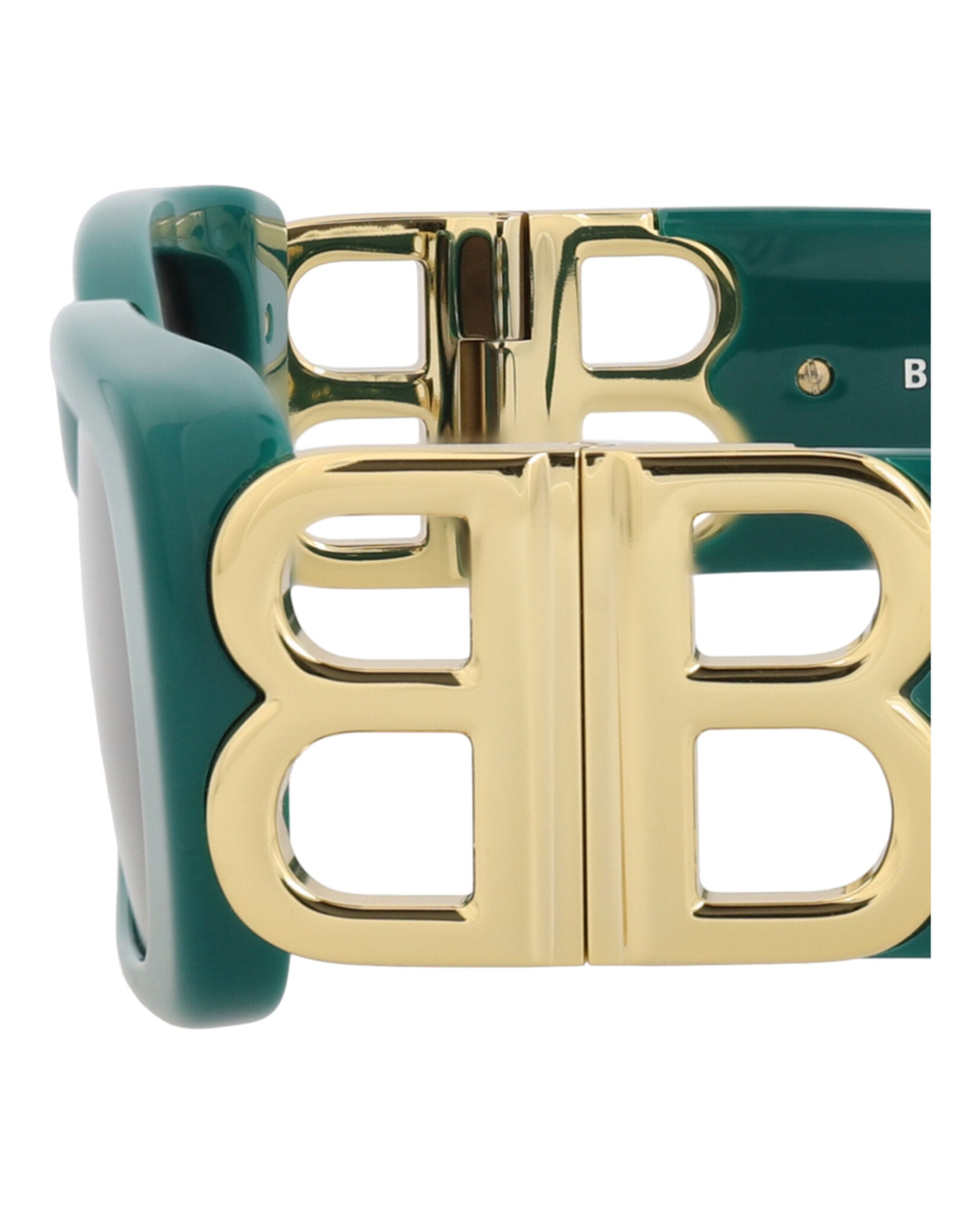 Balenciaga Balenciaga Womens Square/Rectangle Green Gold Grey Fashion Designer Eyewear