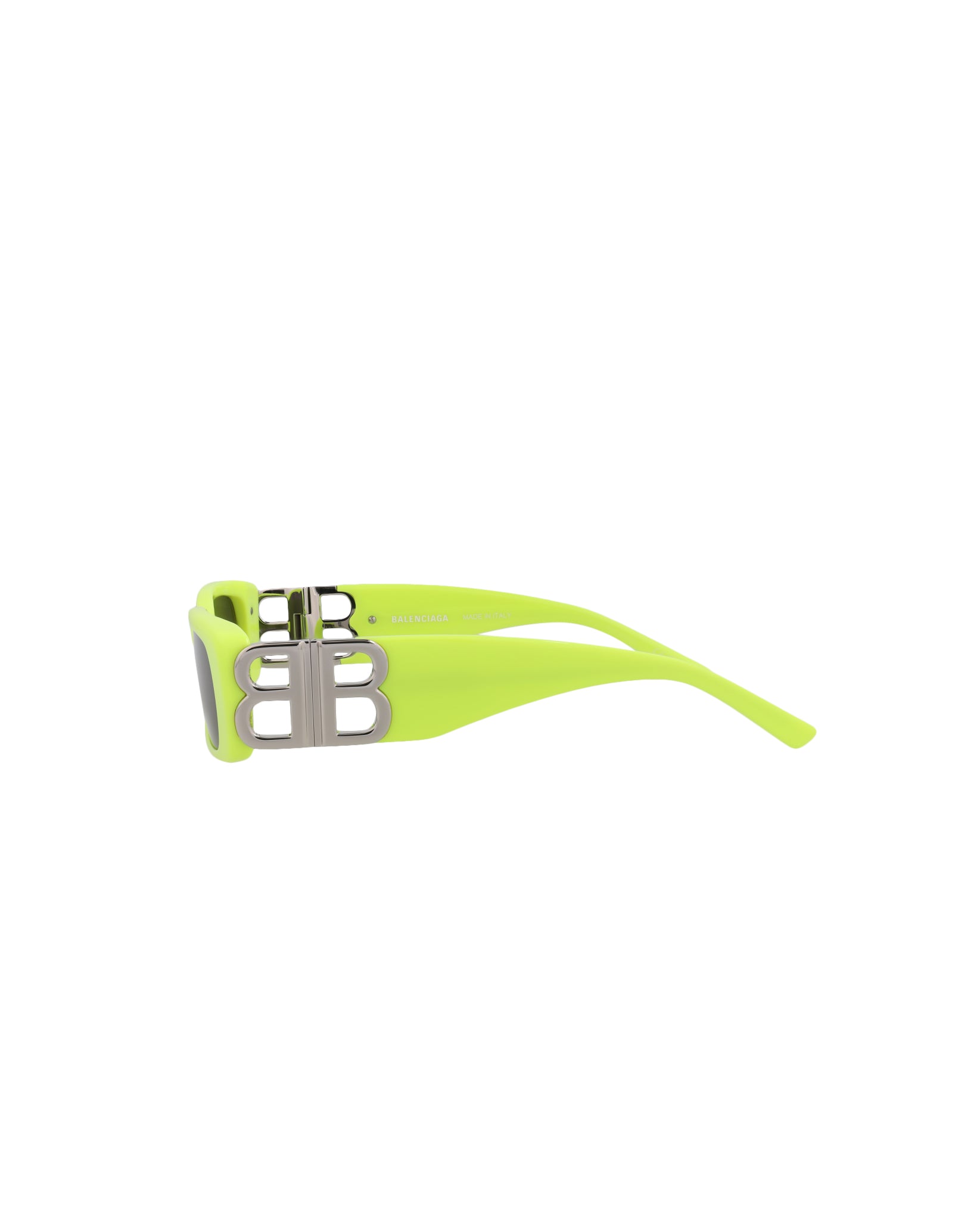 Balenciaga Womens Square/Rectangle Yellow Silver Grey Fashion Designer Eyewear