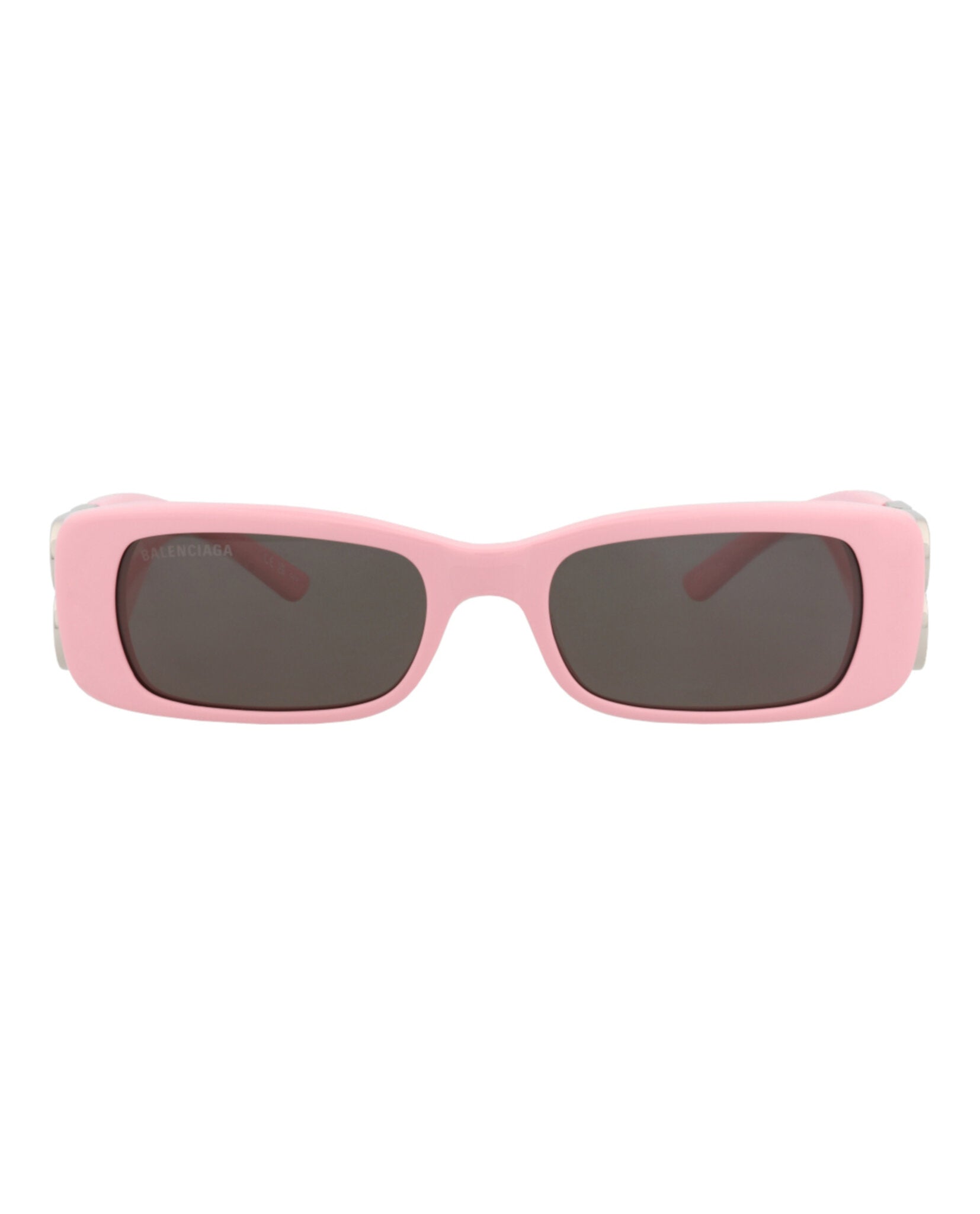 Balenciaga Balenciaga Womens Square/Rectangle Pink Silver Grey Fashion Designer Eyewear