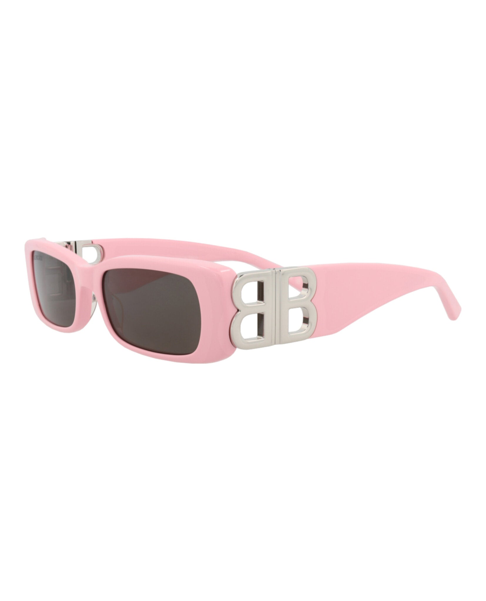 Balenciaga Balenciaga Womens Square/Rectangle Pink Silver Grey Fashion Designer Eyewear