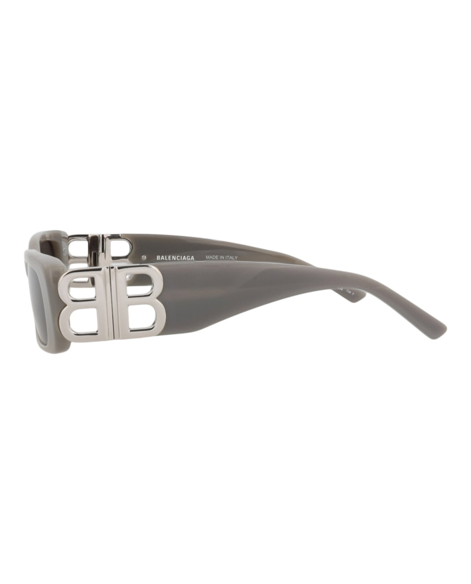 Balenciaga Balenciaga Womens Square/Rectangle Grey Silver Grey Fashion Designer Eyewear