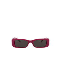 Balenciaga Womens Square/Rectangle Fuchsia Silver Grey Fashion Designer Eyewear