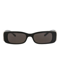 Balenciaga Balenciaga Womens Square/Rectangle Black Silver Grey Fashion Designer Eyewear