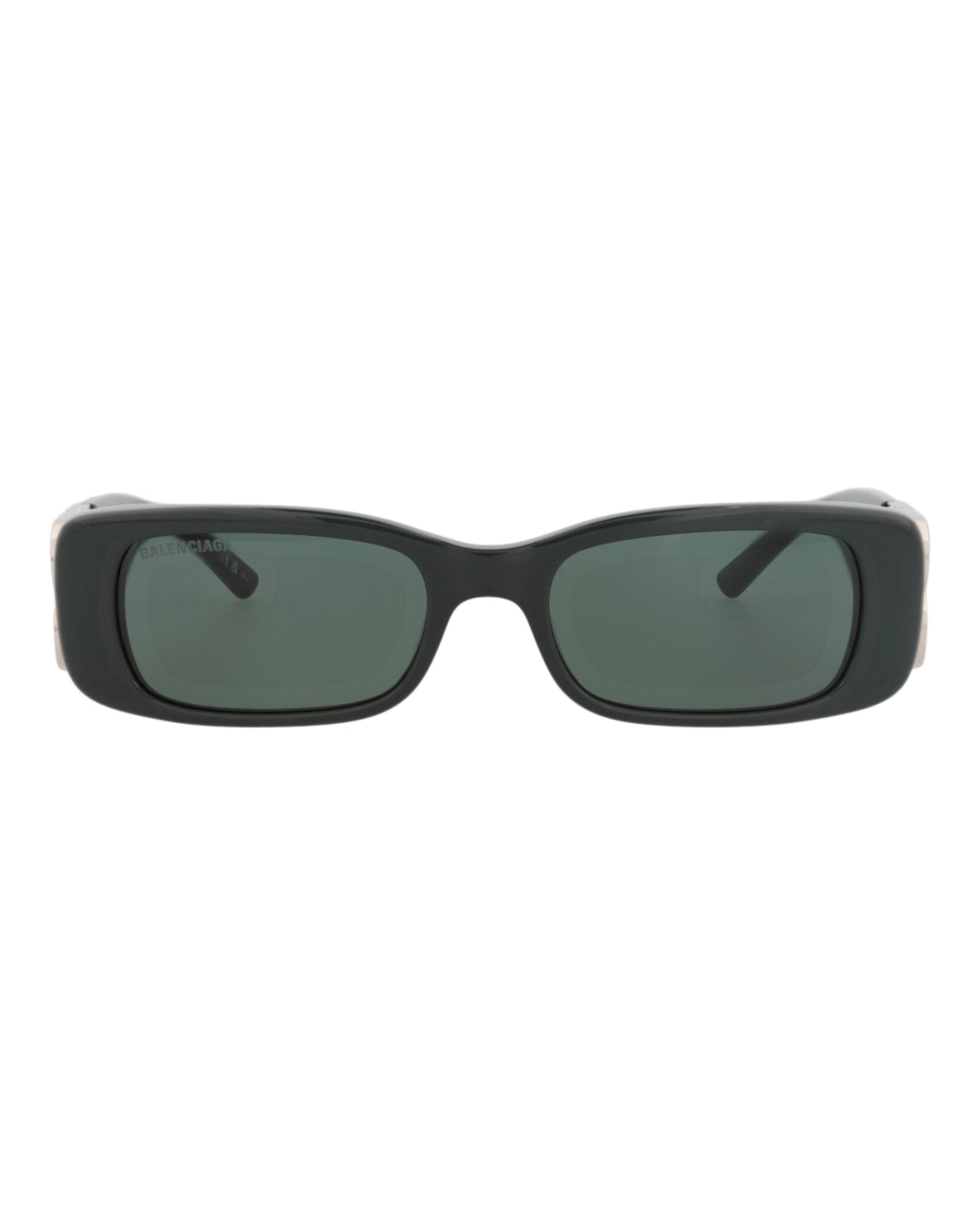 Balenciaga Balenciaga Womens Square/Rectangle Green Silver Green Fashion Designer Eyewear