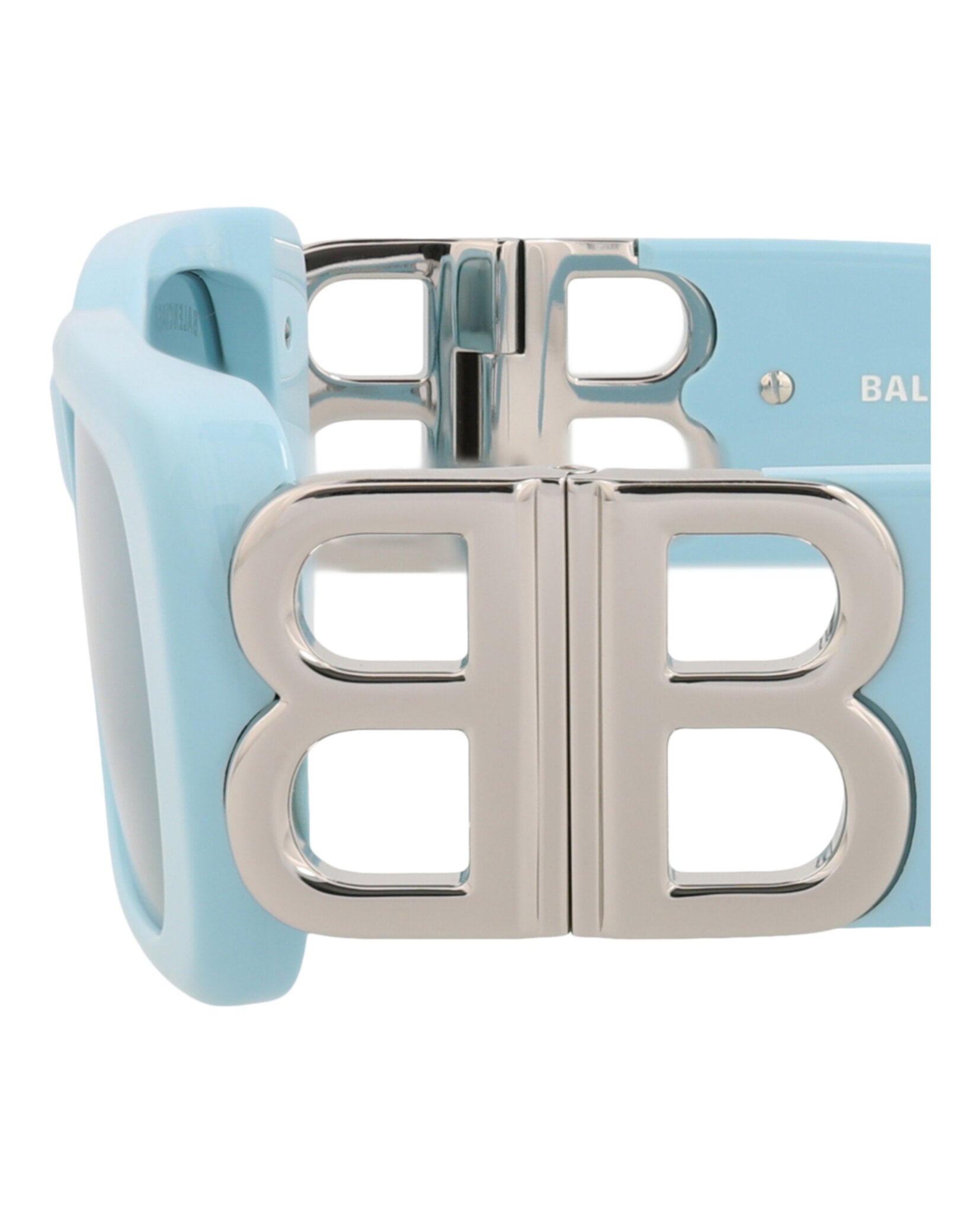 Balenciaga Balenciaga Womens Square/Rectangle Blue Silver Light Blue Fashion Designer Eyewear