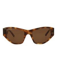 Balenciaga Womens Cat Eye Havana Havana Brown Fashion Designer Eyewear