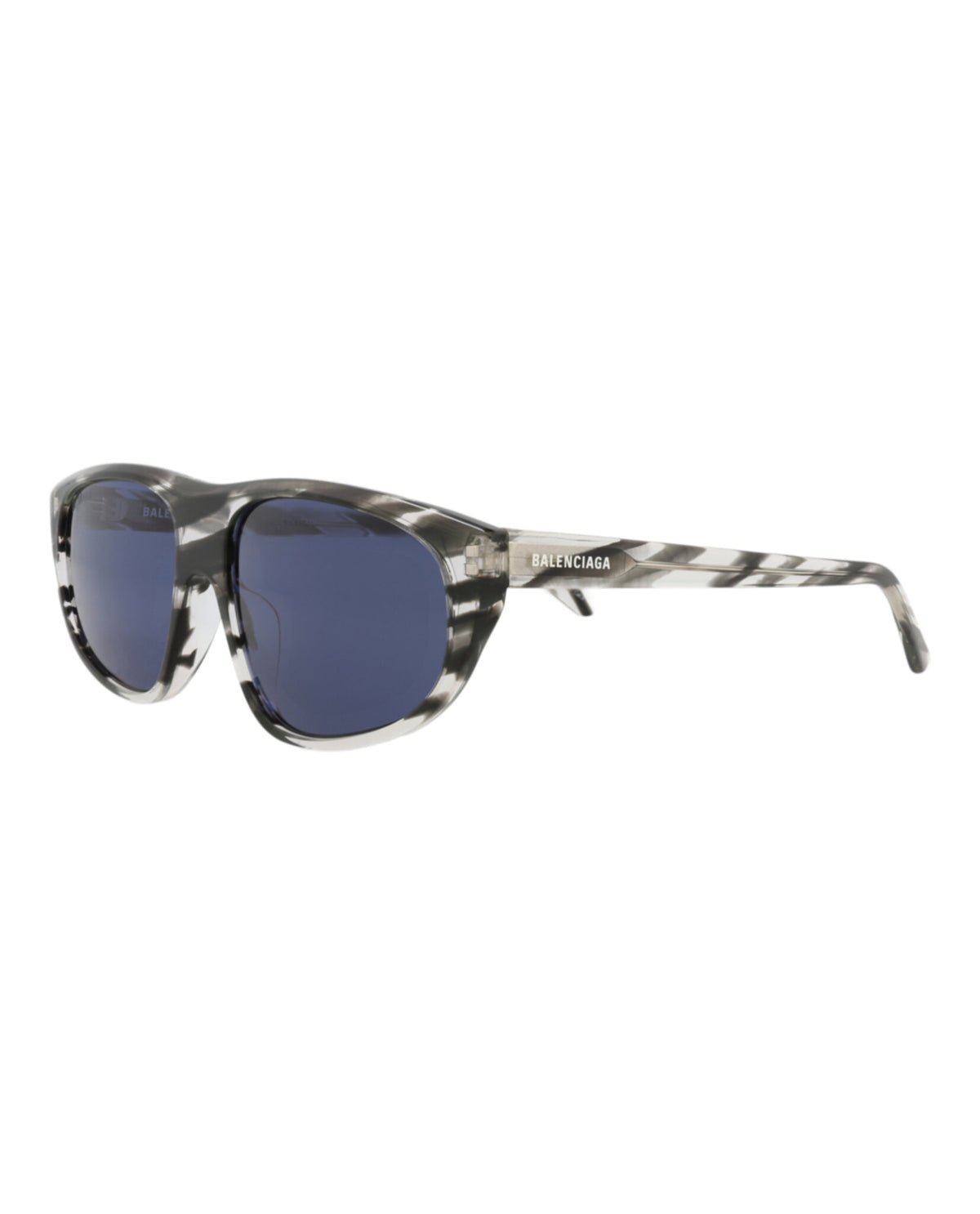 Balenciaga Balenciaga Mens Aviator Havana Havana Blue Fashion Designer Eyewear