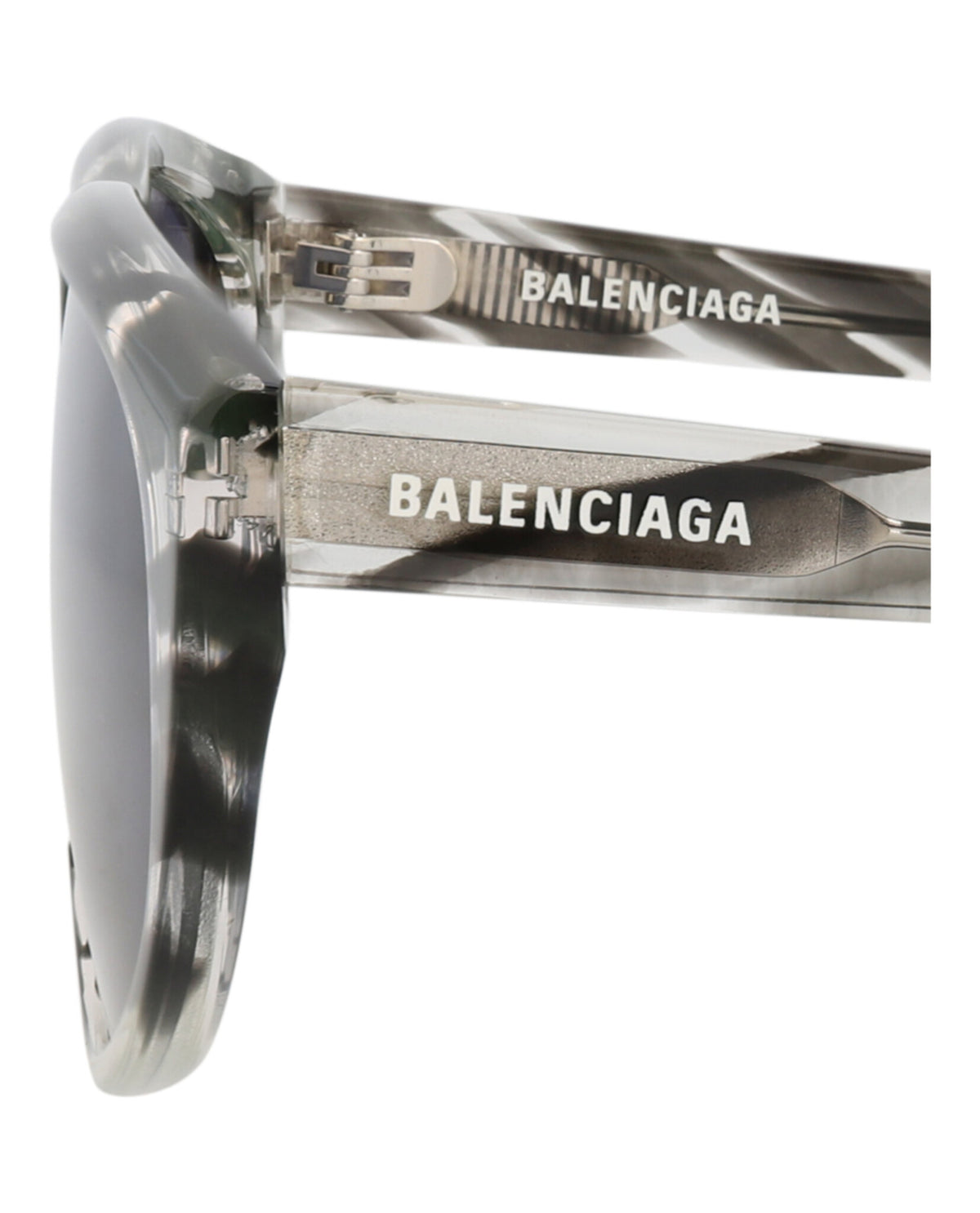Balenciaga Balenciaga Mens Aviator Havana Havana Blue Fashion Designer Eyewear