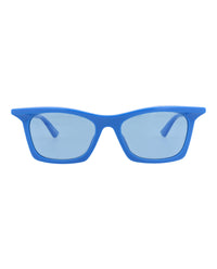 Balenciaga Balenciaga Unisex Square/Rectangle Blue Blue Blue Fashion Designer Eyewear