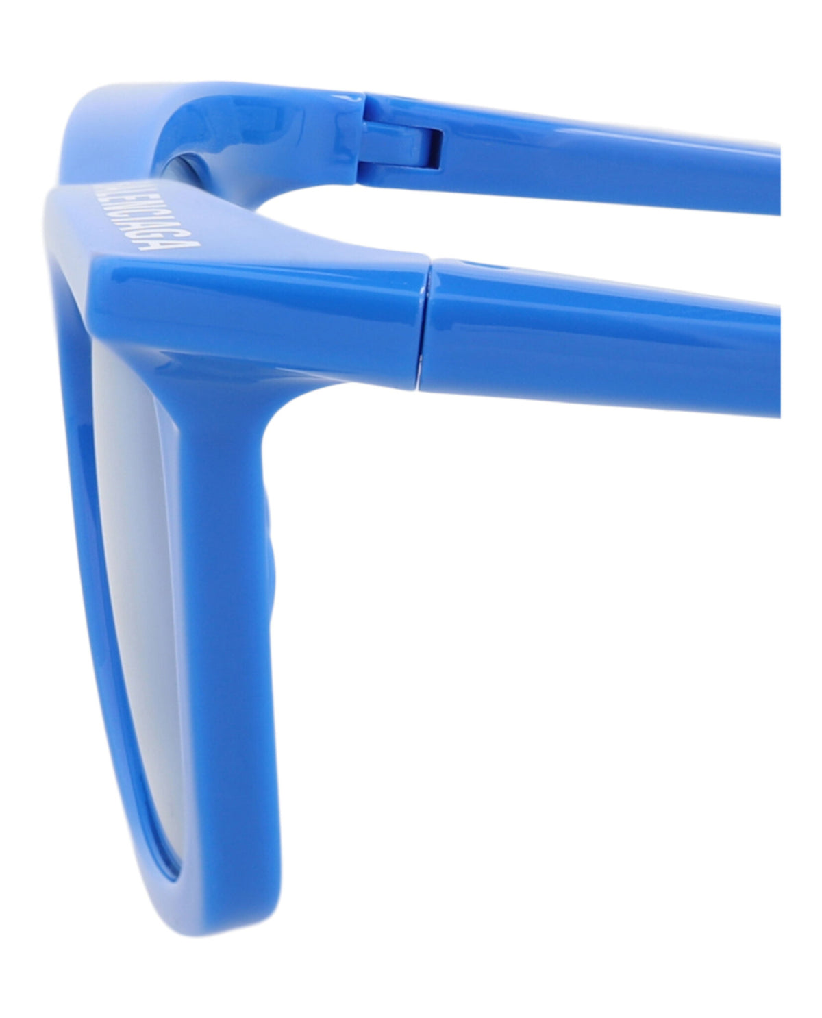 Balenciaga Balenciaga Unisex Square/Rectangle Blue Blue Blue Fashion Designer Eyewear