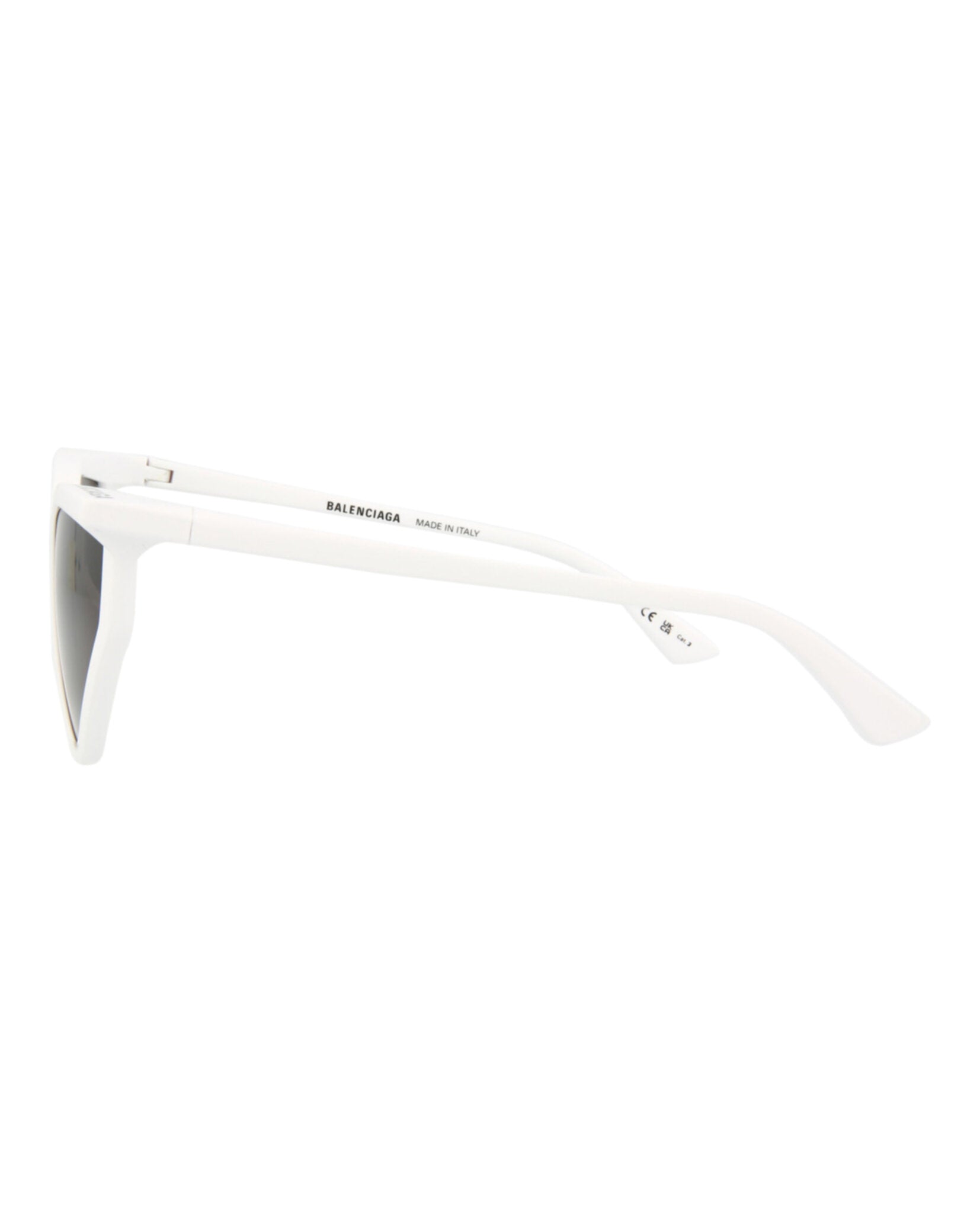 Balenciaga Balenciaga Womens Cat Eye White White Grey Fashion Designer Eyewear