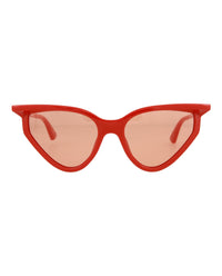 Balenciaga Womens Cat Eye Red Red Red Fashion Designer Eyewear