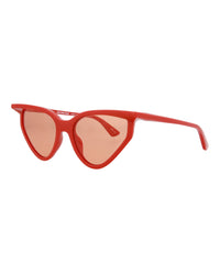 Balenciaga Womens Cat Eye Red Red Red Fashion Designer Eyewear