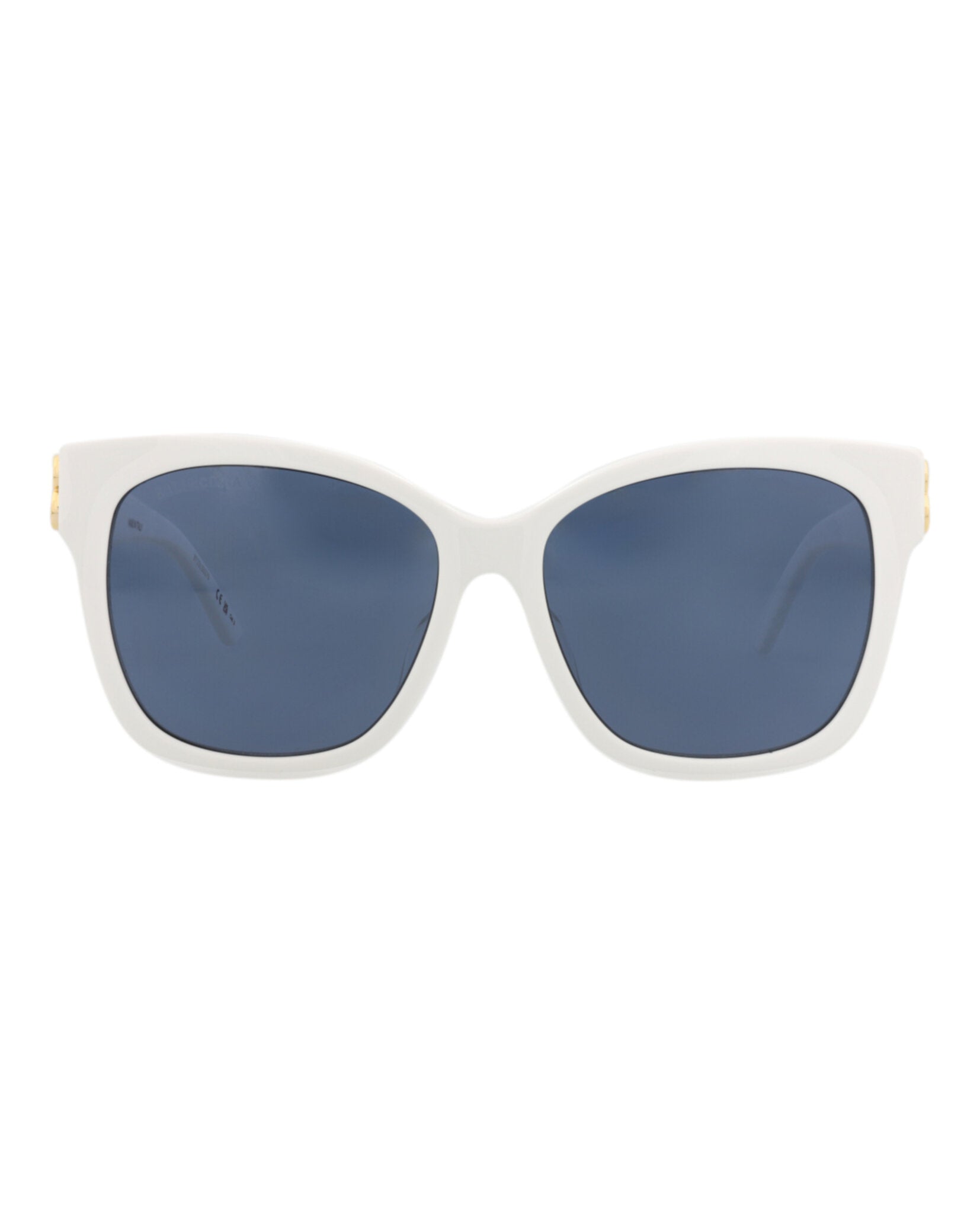 Balenciaga Balenciaga Womens Cat Eye White Gold Blue Fashion Designer Eyewear