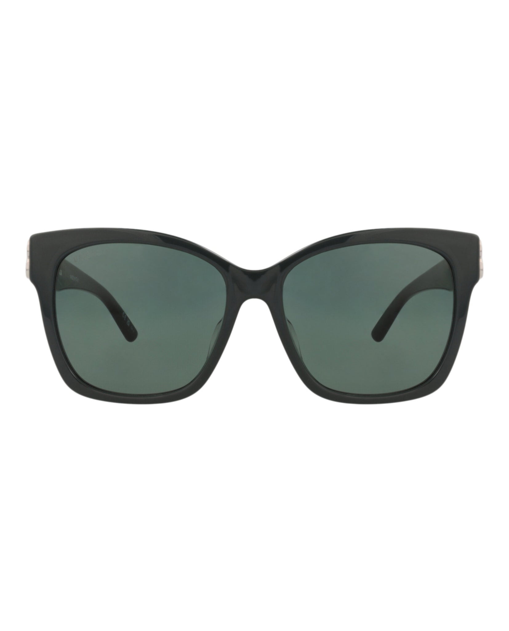 Balenciaga Balenciaga Womens Cat Eye Green Silver Green Fashion Designer Eyewear