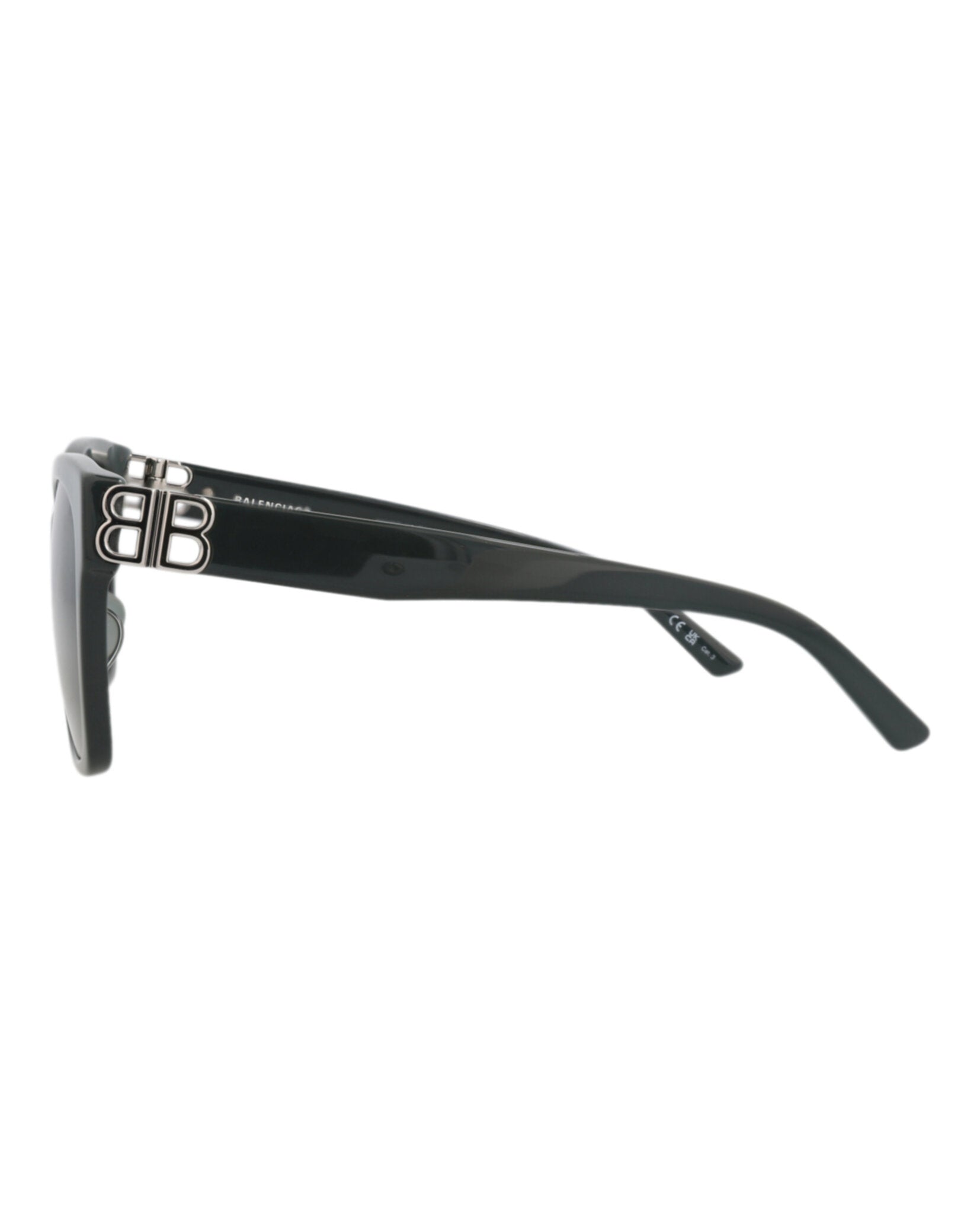 Balenciaga Balenciaga Womens Cat Eye Green Silver Green Fashion Designer Eyewear