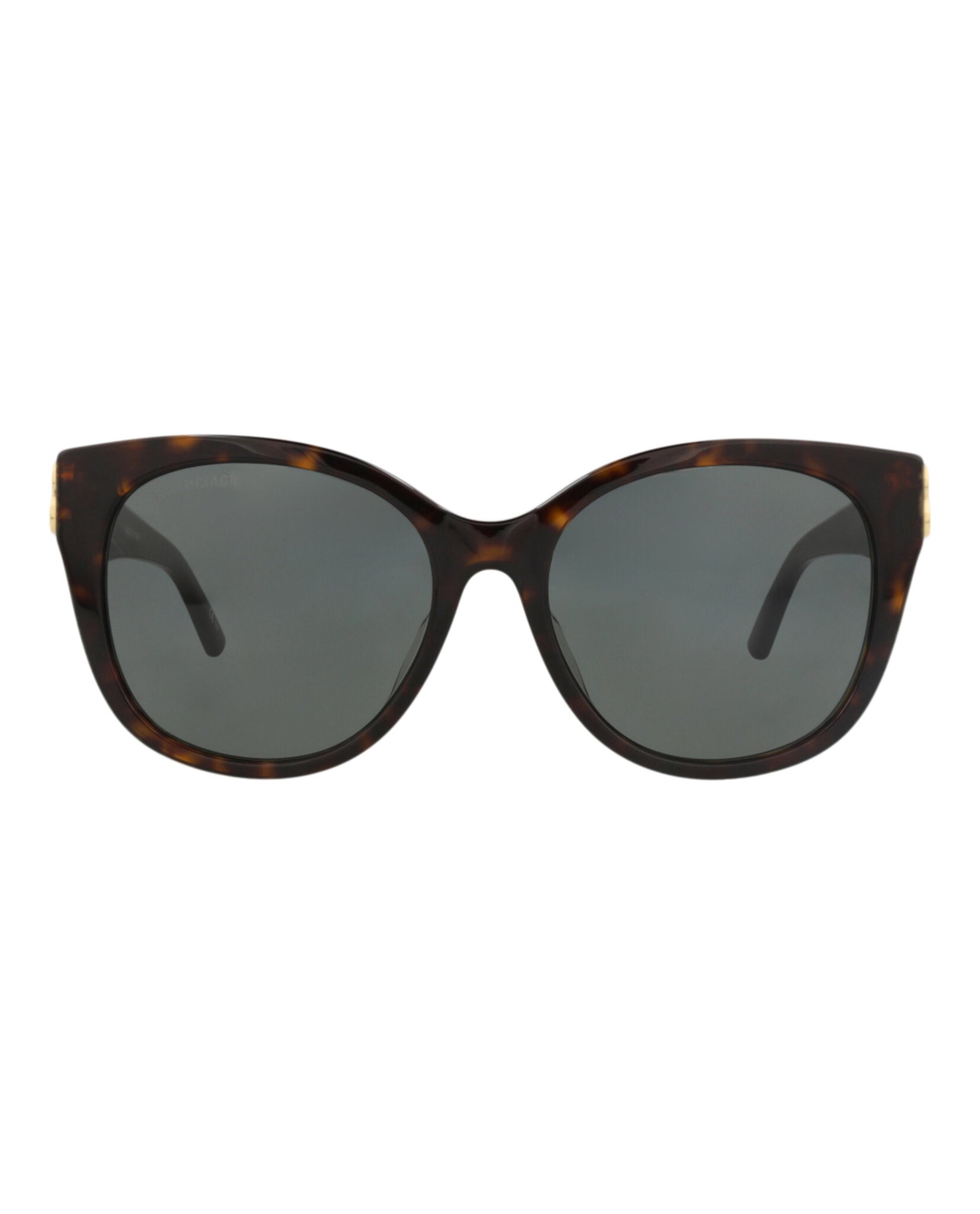 Balenciaga Balenciaga Womens Cat Eye Havana Gold Green Fashion Designer Eyewear