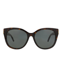 Balenciaga Balenciaga Womens Cat Eye Havana Gold Green Fashion Designer Eyewear