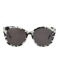 Balenciaga Balenciaga Womens Cat Eye Havana Gold Grey Fashion Designer Eyewear