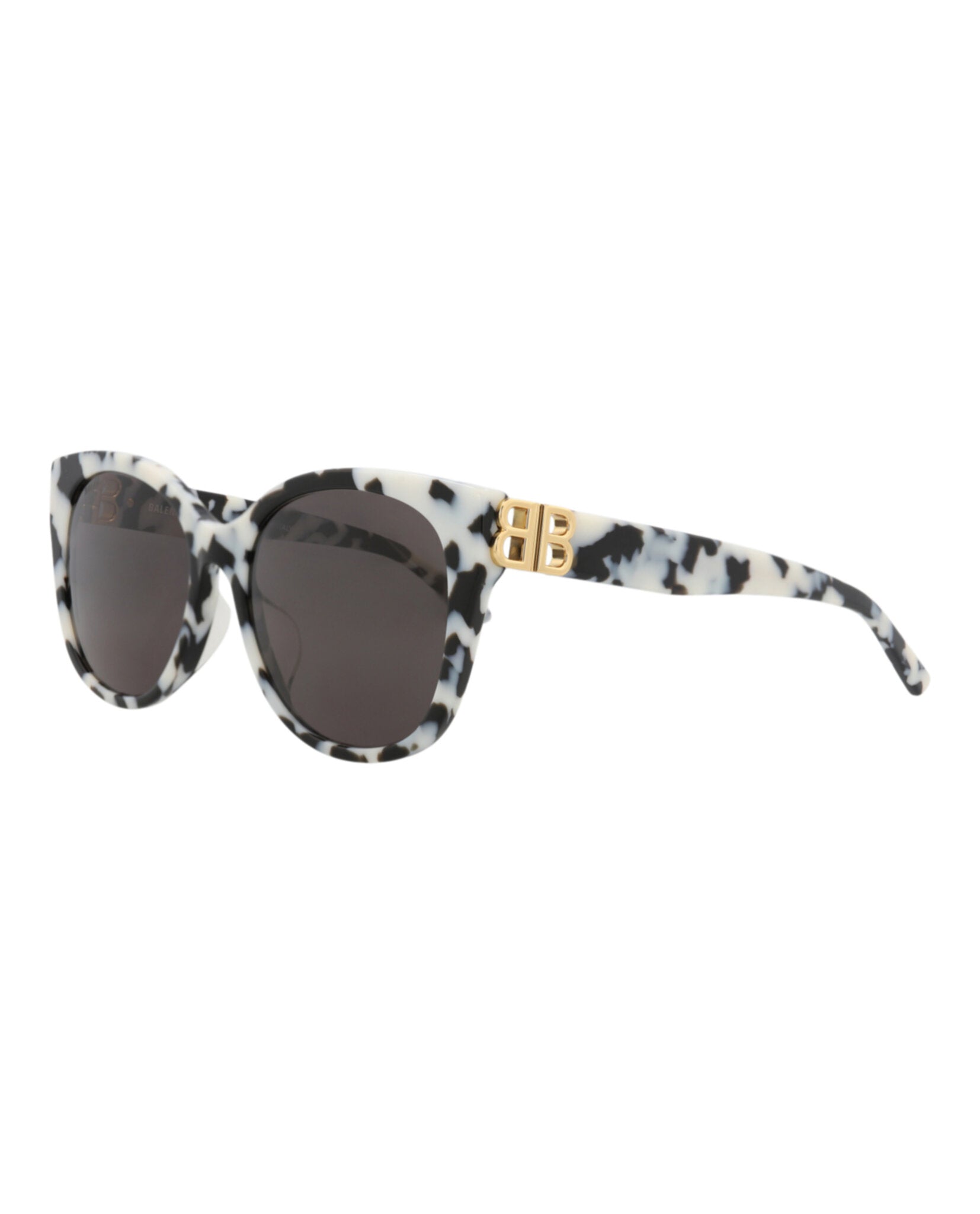Balenciaga Balenciaga Womens Cat Eye Havana Gold Grey Fashion Designer Eyewear