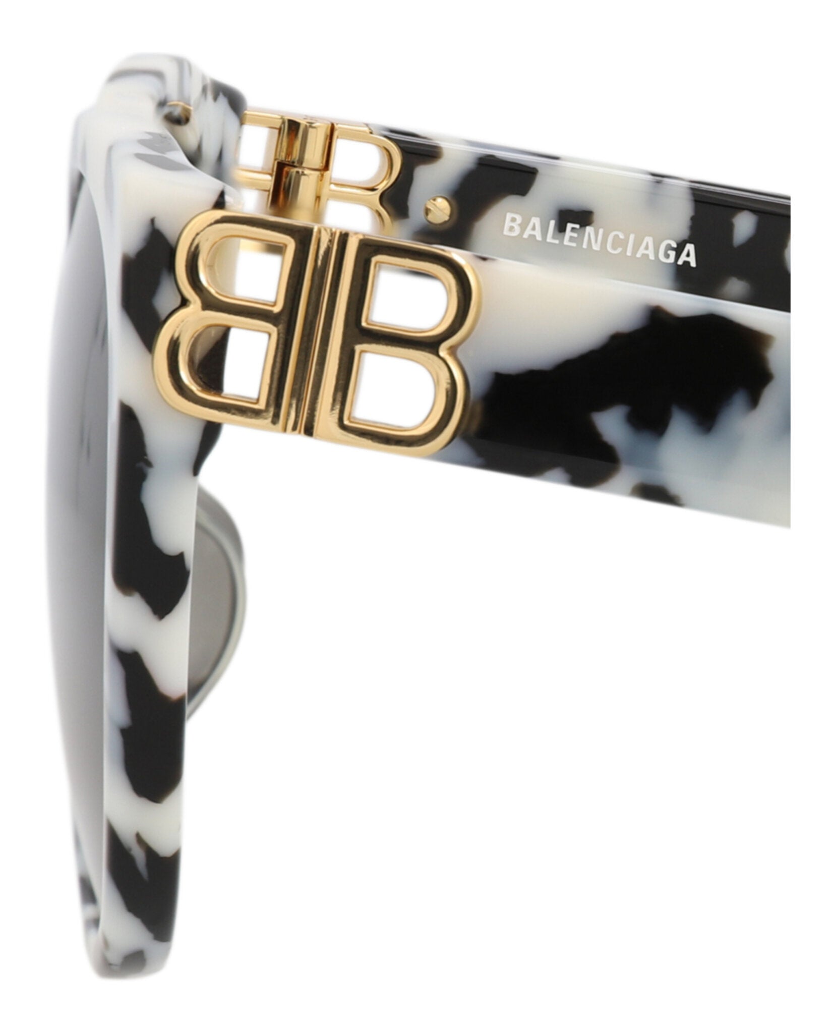 Balenciaga Balenciaga Womens Cat Eye Havana Gold Grey Fashion Designer Eyewear