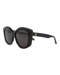 Balenciaga Balenciaga Womens Cat Eye Black Black Grey Fashion Designer Eyewear