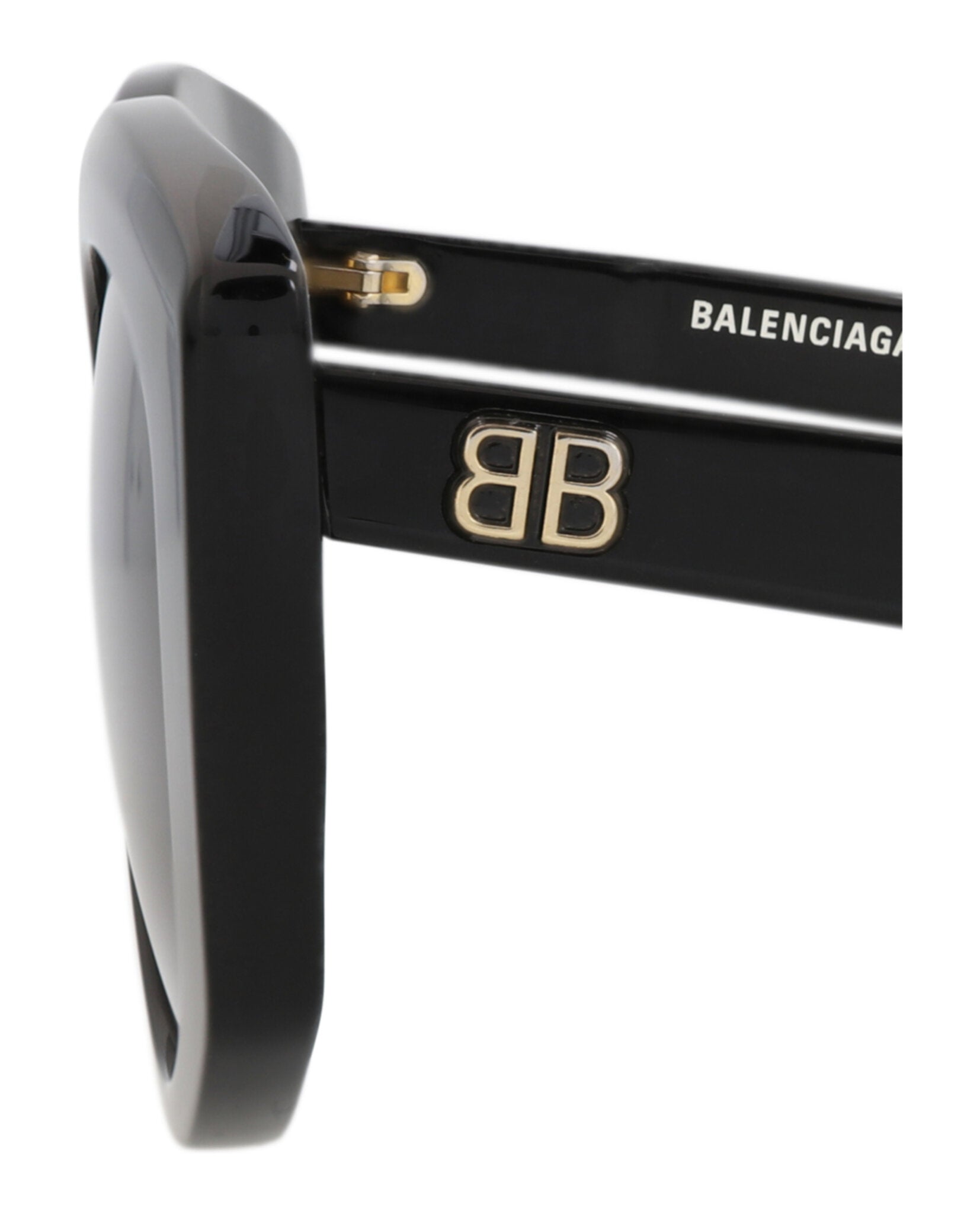 Balenciaga Balenciaga Womens Cat Eye Black Black Grey Fashion Designer Eyewear