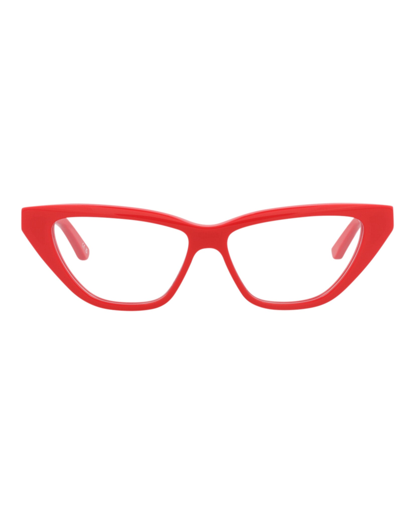 Balenciaga Womens Cat Eye Red Red Transparent Fashion Designer Eyewear