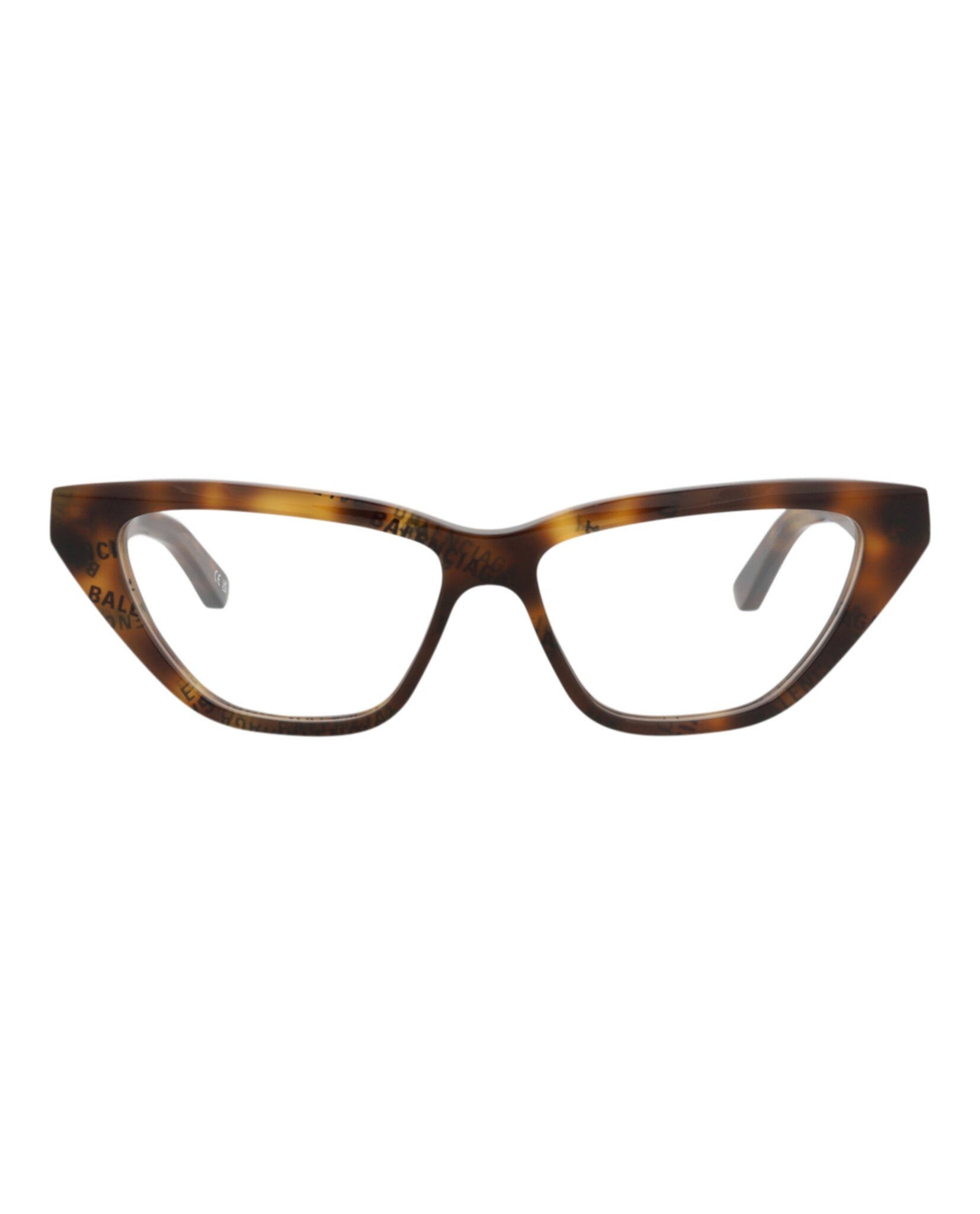 Balenciaga Womens Cat Eye Havana Havana Transparent Fashion Designer Eyewear
