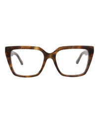 Balenciaga Womens Square/Rectangle Havana Havana Transparent Fashion Designer Eyewear