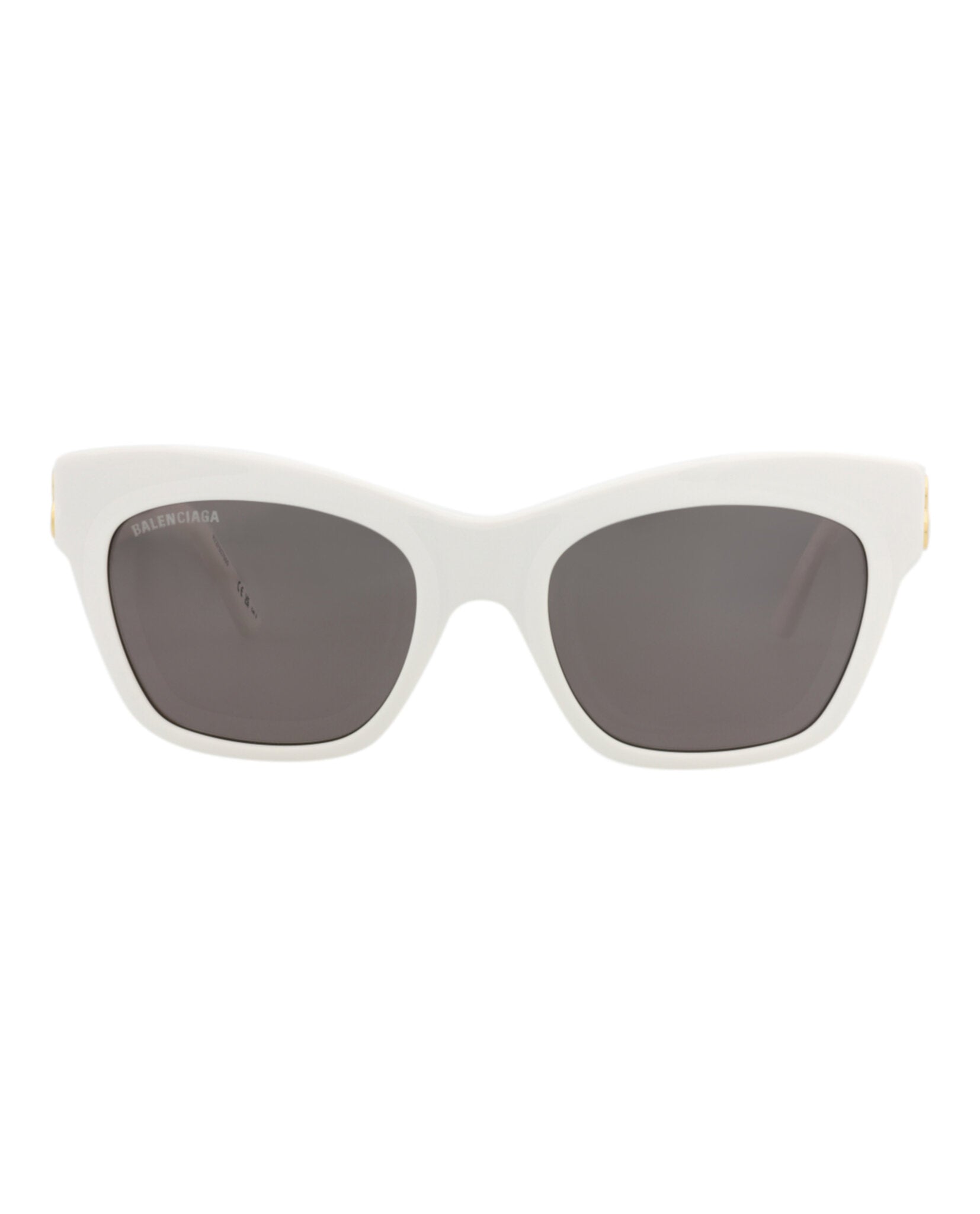 Balenciaga Balenciaga Womens Cat Eye White Gold Grey Fashion Designer Eyewear