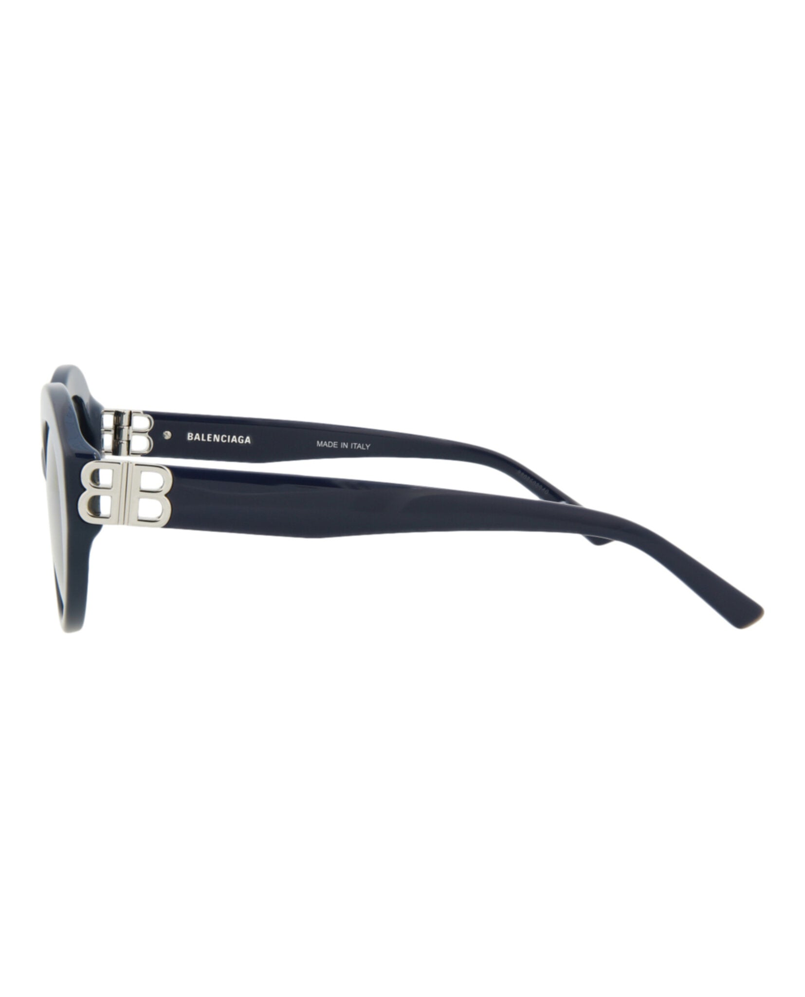 Balenciaga Womens Round/Oval Blue Silver Blue Fashion Designer Eyewear