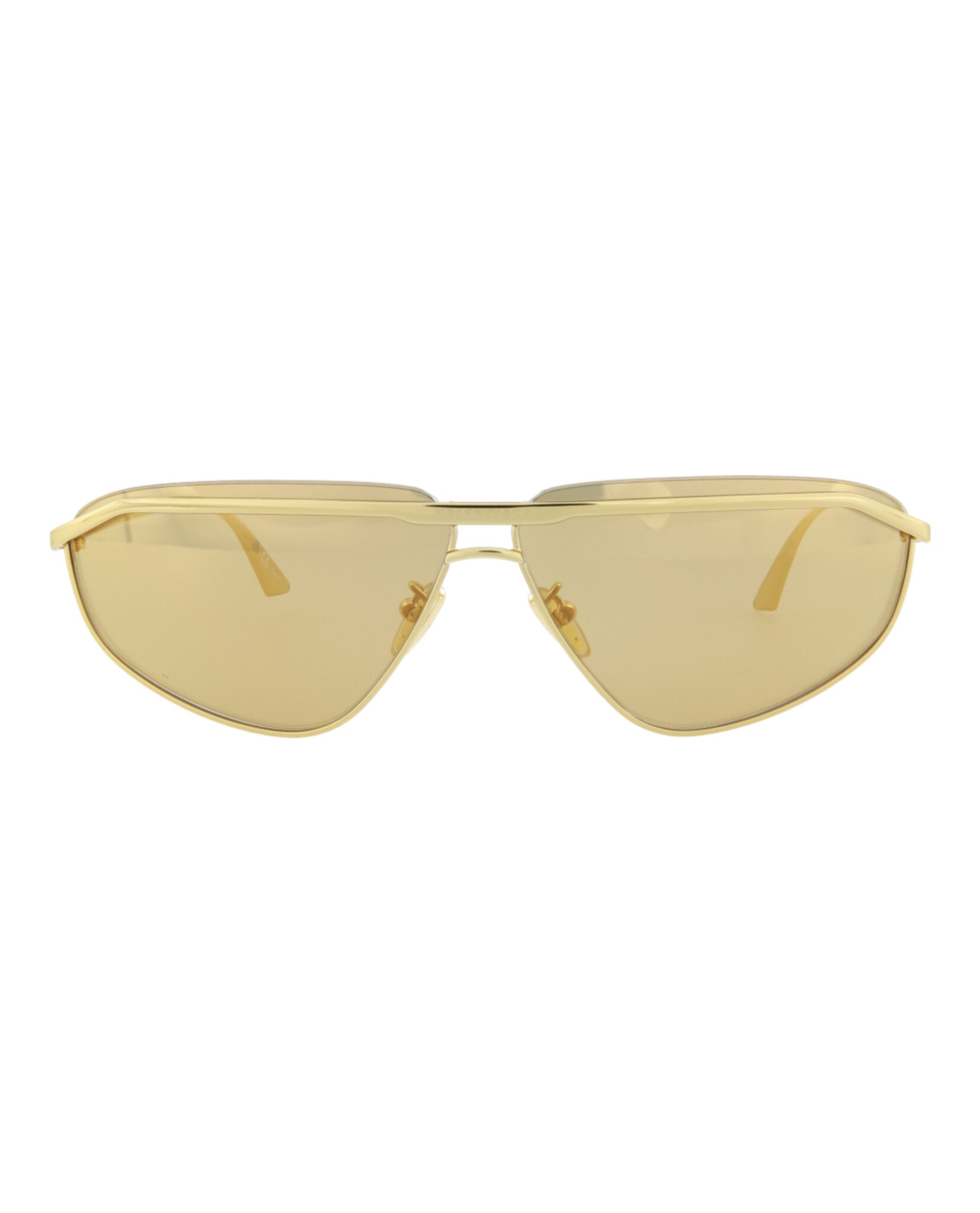 Balenciaga Mens Aviator Gold Gold Gold Fashion Designer Eyewear