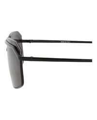 Balenciaga Mens Aviator Black Black Grey Fashion Designer Eyewear
