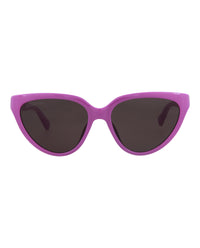 Balenciaga Womens Cat Eye Pink Pink Grey Fashion Designer Eyewear