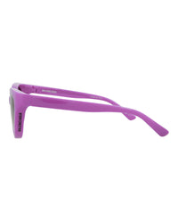 Balenciaga Womens Cat Eye Pink Pink Grey Fashion Designer Eyewear