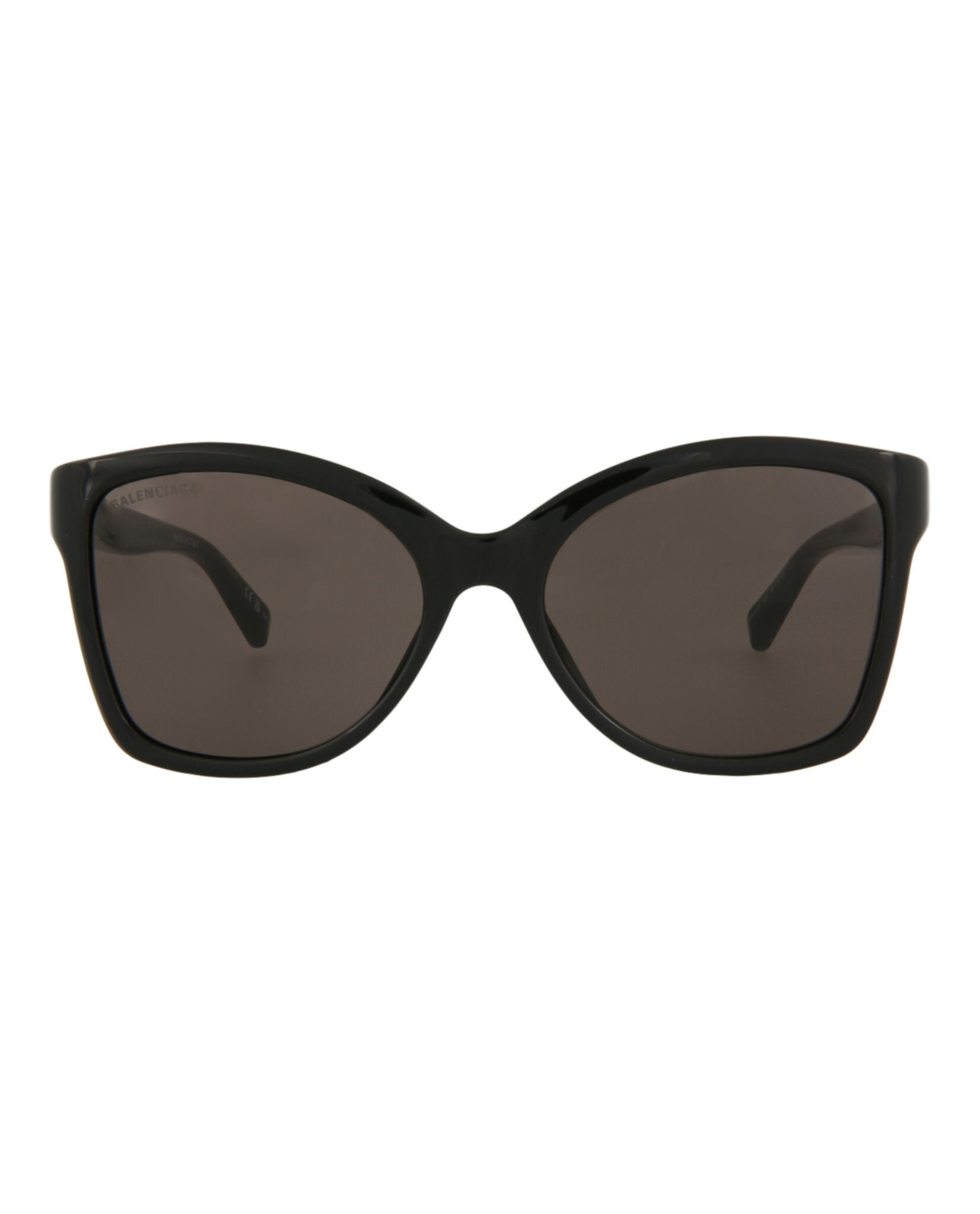 Balenciaga Balenciaga Womens Cat Eye Black Black Grey Fashion Designer Eyewear