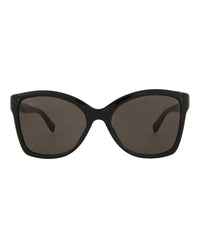 Balenciaga Balenciaga Womens Cat Eye Black Black Grey Fashion Designer Eyewear