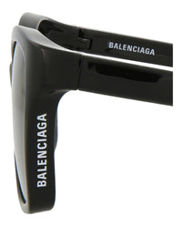 Balenciaga Balenciaga Womens Cat Eye Black Black Grey Fashion Designer Eyewear