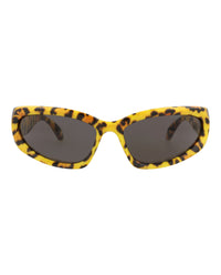 Balenciaga Balenciaga Mens Shield/Wrap Yellow Yellow Grey Fashion Designer Eyewear