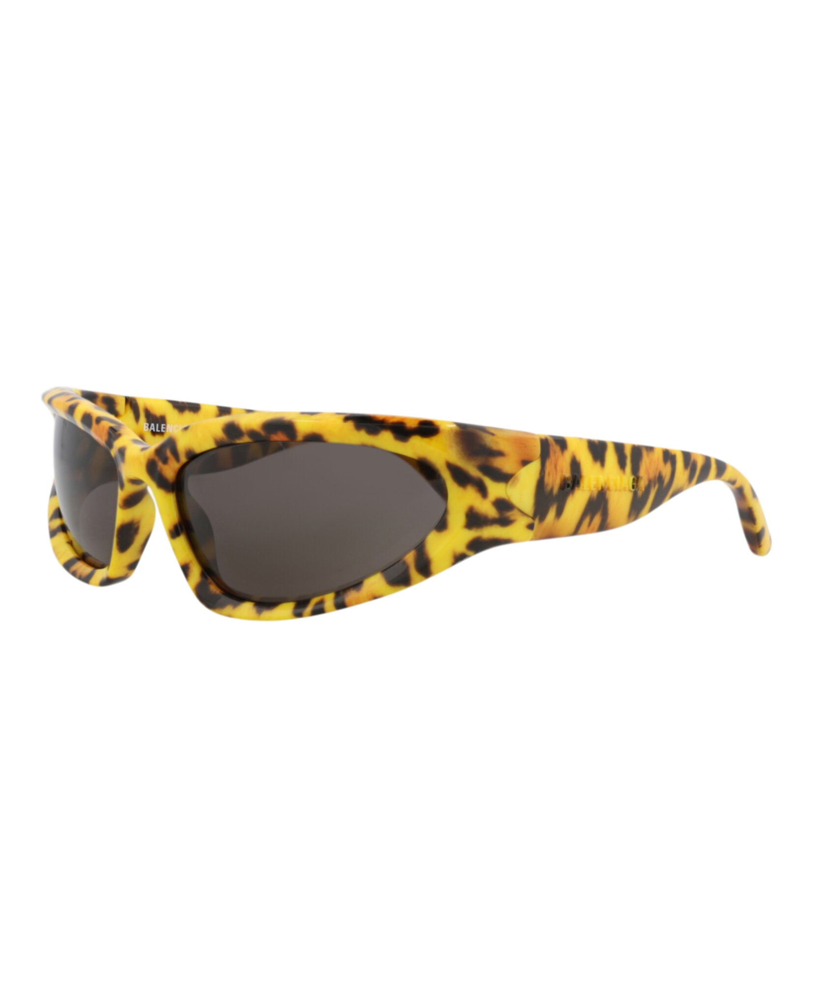 Balenciaga Balenciaga Mens Shield/Wrap Yellow Yellow Grey Fashion Designer Eyewear