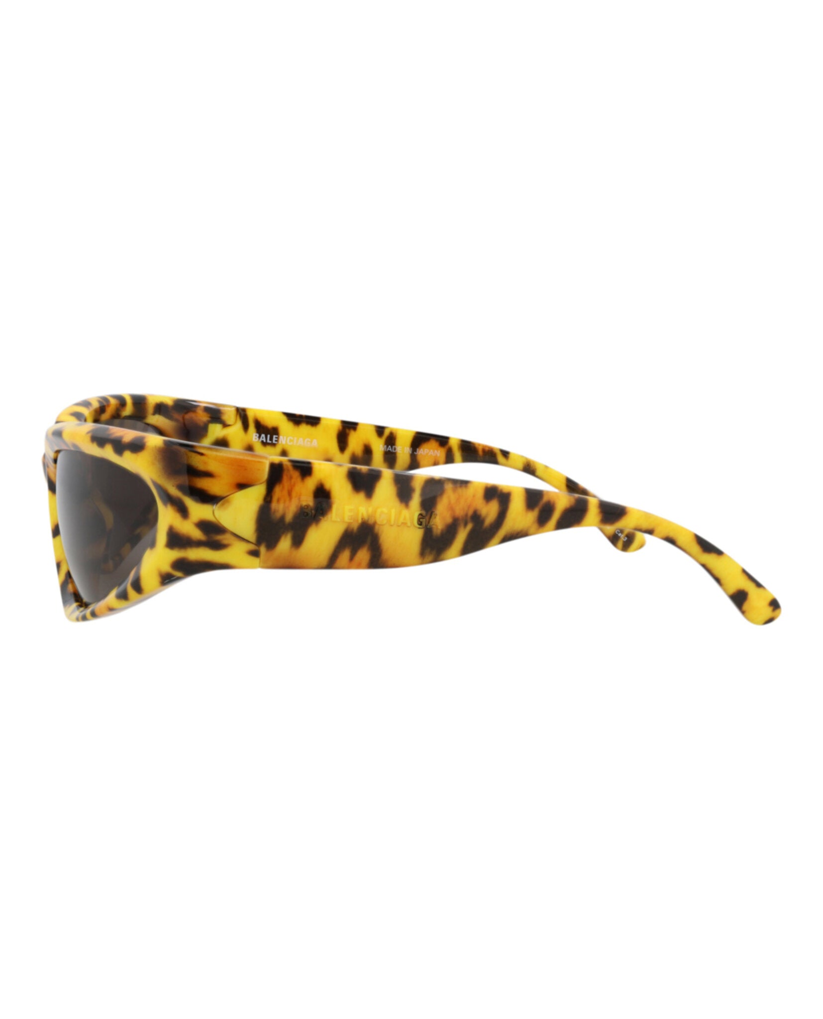 Balenciaga Balenciaga Mens Shield/Wrap Yellow Yellow Grey Fashion Designer Eyewear