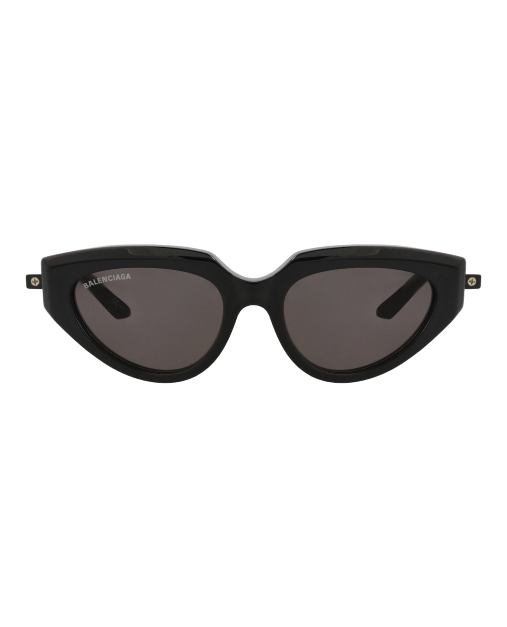 Balenciaga Balenciaga Womens Cat Eye Black Black Grey Fashion Designer Eyewear