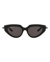 Balenciaga Balenciaga Womens Cat Eye Black Black Grey Fashion Designer Eyewear
