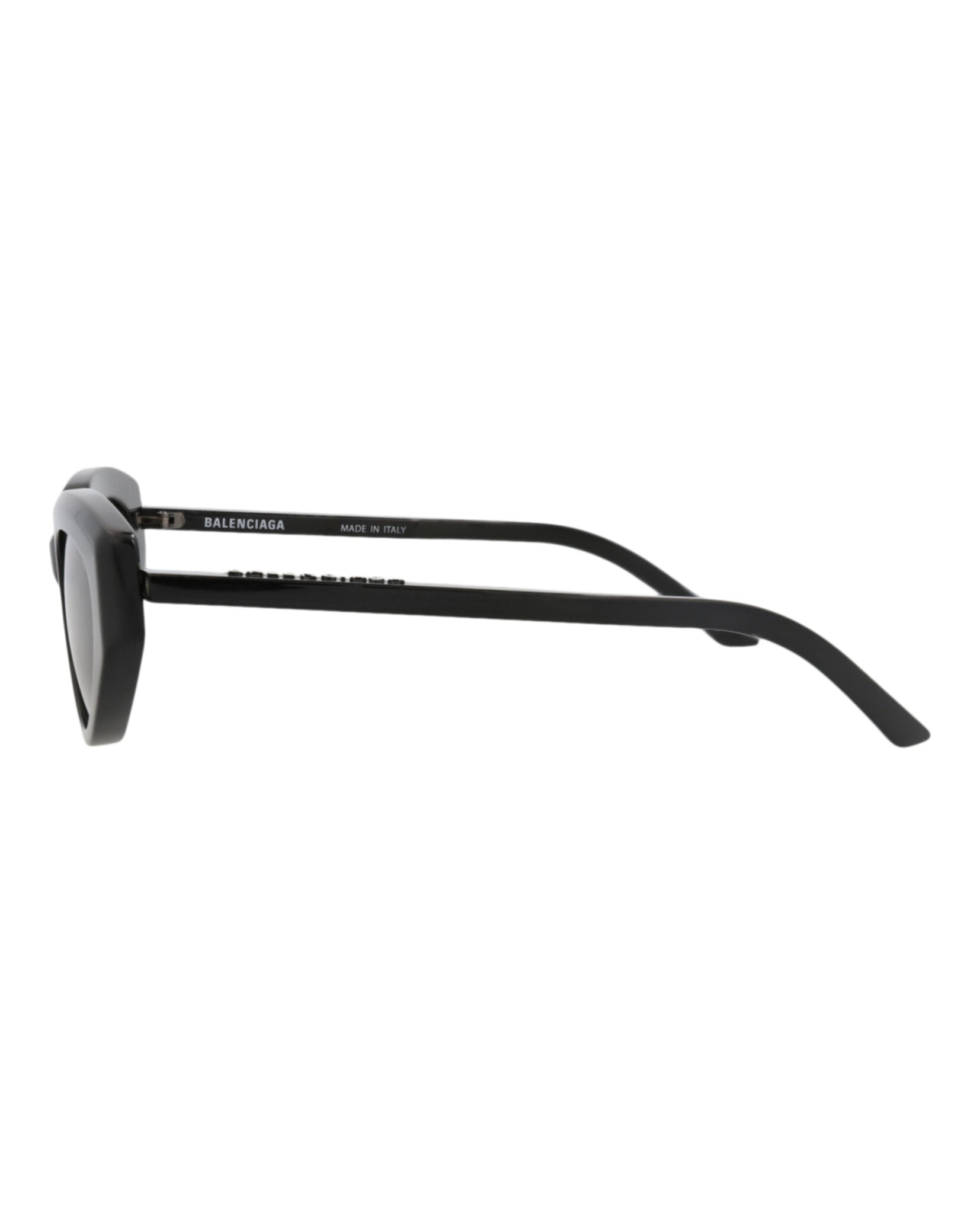 Balenciaga Balenciaga Womens Cat Eye Black Black Grey Fashion Designer Eyewear