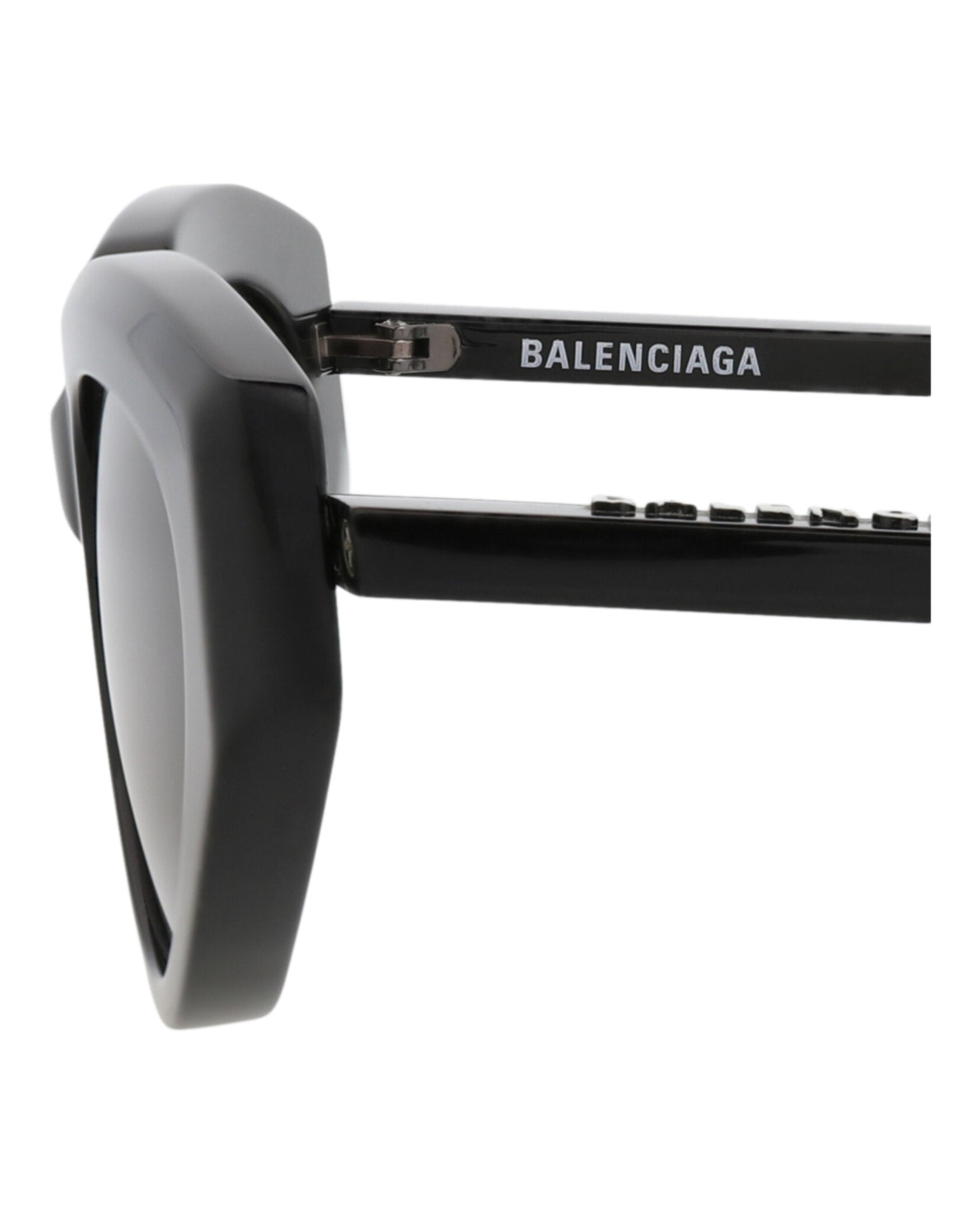 Balenciaga Balenciaga Womens Cat Eye Black Black Grey Fashion Designer Eyewear