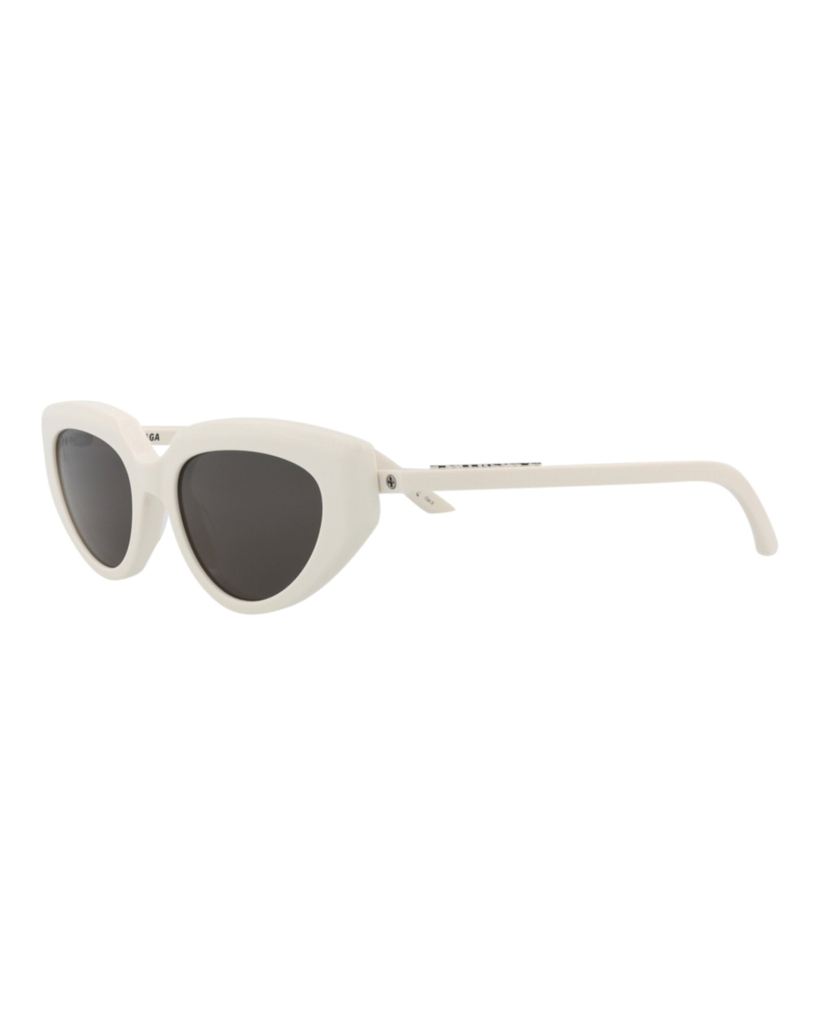 Balenciaga Balenciaga Womens Cat Eye Ivory Ivory Grey Fashion Designer Eyewear