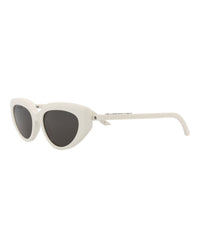 Balenciaga Balenciaga Womens Cat Eye Ivory Ivory Grey Fashion Designer Eyewear