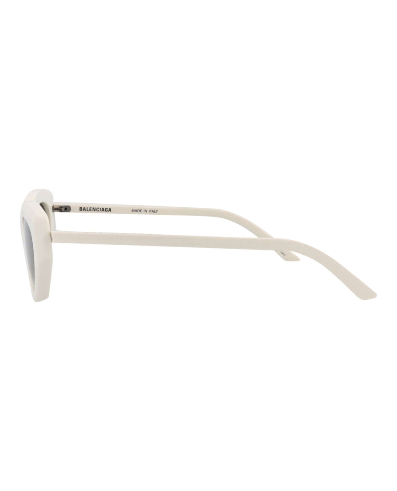 Balenciaga Balenciaga Womens Cat Eye Ivory Ivory Grey Fashion Designer Eyewear
