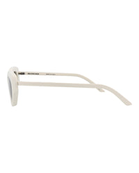Balenciaga Balenciaga Womens Cat Eye Ivory Ivory Grey Fashion Designer Eyewear